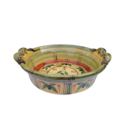 Barocco Valbonne Fait Main Serving Bowl  French Bowls  Serving Dish  Pottery