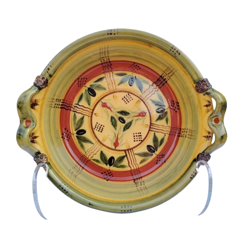 Barocco Valbonne Fait Main Serving Bowl  French Bowls  Serving Dish  Pottery