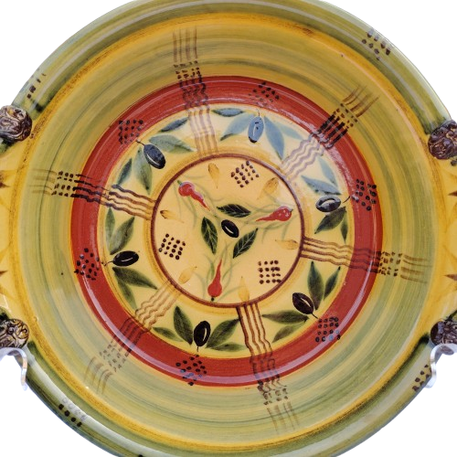 Barocco Valbonne Fait Main Serving Bowl  French Bowls  Serving Dish  Pottery