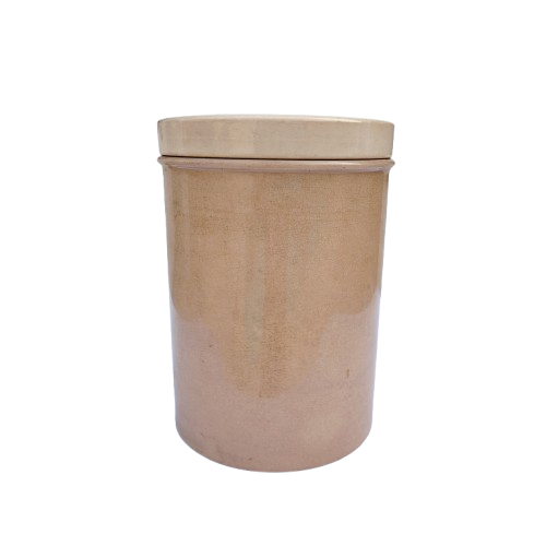 Vintage Large Salt Glazed Stone wear Lidded Pot