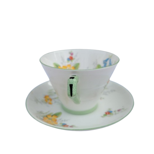 Paragon Art Deco Primrose, Cup Saucer and Plate Trio