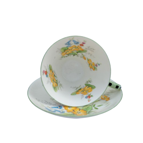 Paragon Art Deco Primrose, Cup Saucer and Plate Trio