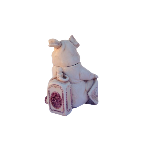 Harmony Kingdom Pig Hog Fragonard Treasure Chest