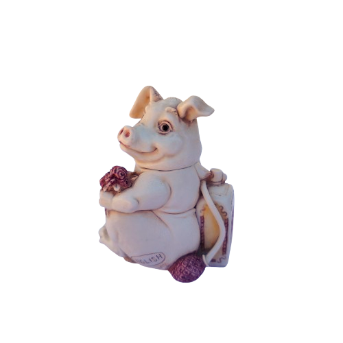 Harmony Kingdom Pig Hog Fragonard Treasure Chest