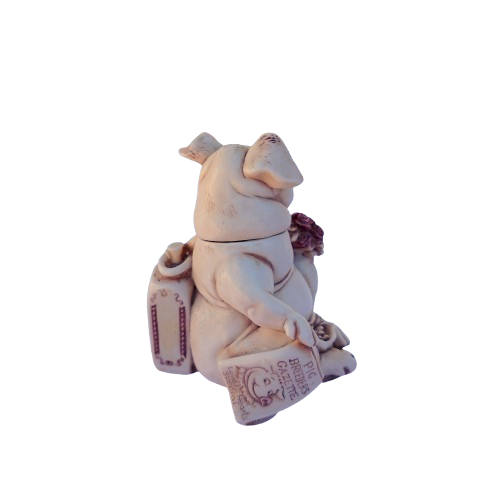 Harmony Kingdom Pig Hog Fragonard Treasure Chest