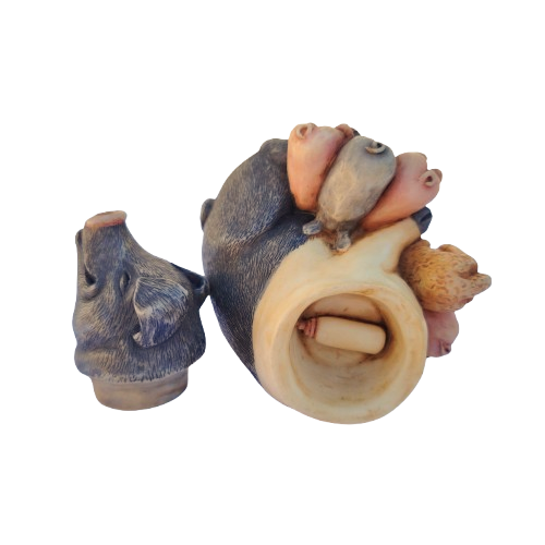 Harmony Kingdom Pig Hog Treasure Chest