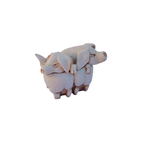 Harmony Kingdom Pig Hog Treasure Chest