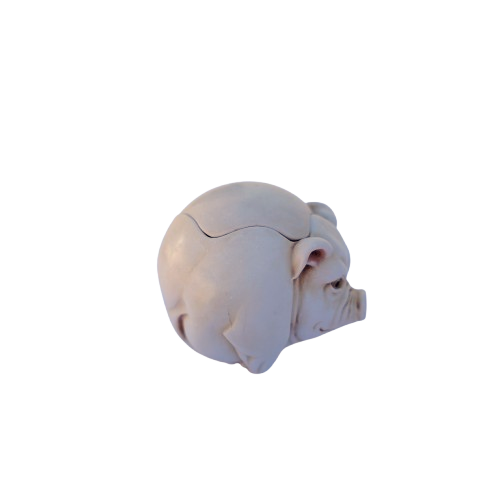 Roly Poly Curly Pig Trinket Jest Box Harmony Kingdom