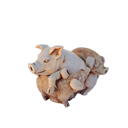 Harmony Kingdom Pig Hog Pen Pals Treasure Chest