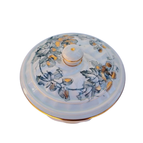 Large Antique Staffordshire Porcelain Soap Dish