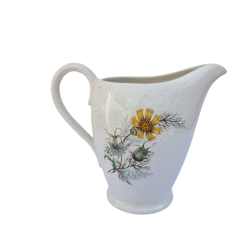 Large Grindley England Vintage Jug Yellow Flower