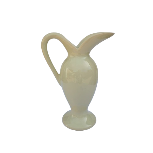 Large Vintage Yellow Jug Pitcher