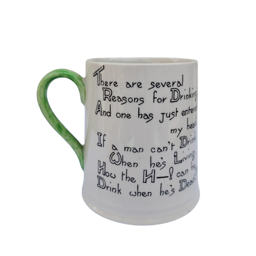 Carlton Ware Hanging Puritan Limerick Cup Mug