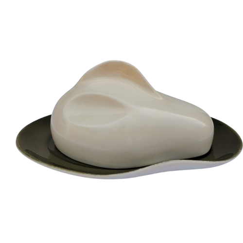 Carlton Ware Ceramic Butter Dish / Cheese Dome