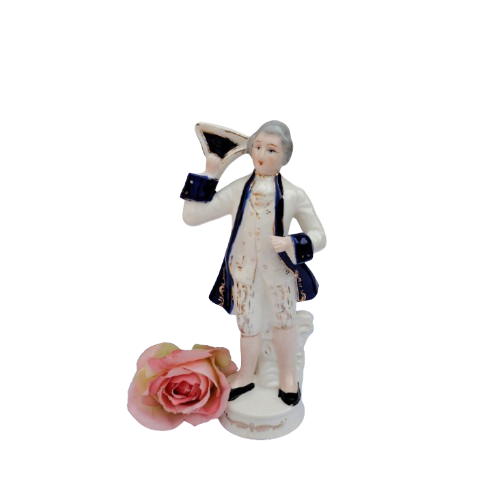 Moriyama Porcelain Figure Occupied Japan