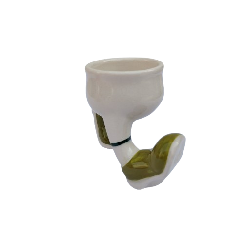 Carlton Ware Walking Ware Running Man Egg Cup with Green Shoes