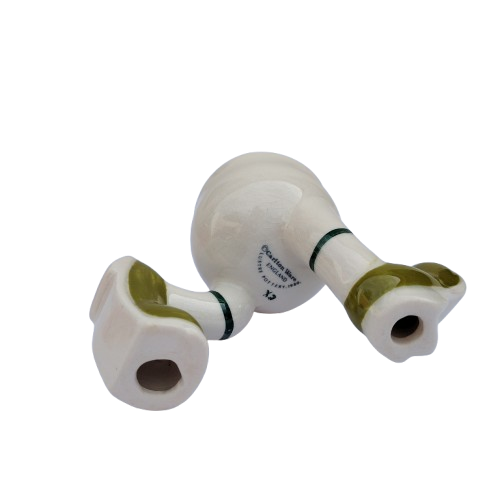 Carlton Ware Walking Ware Running Man Egg Cup with Green Shoes