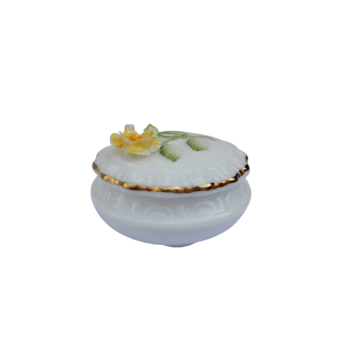 Aynsley Porcelain lidded trinket box