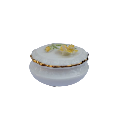 Aynsley Porcelain lidded trinket box