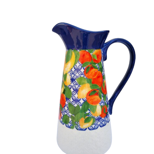Huge Maxwell & Williams Positano pitcher jug Oranges and Lemons