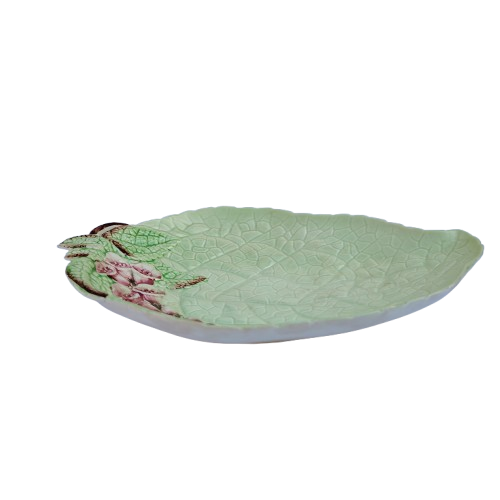 Carlton Wear Green Foxglove Leaf Dish Australian Design
