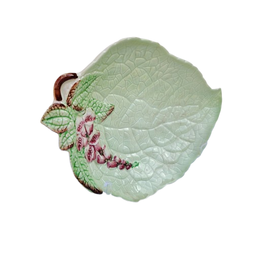 Carlton Wear Green Foxglove Leaf Dish Australian Design