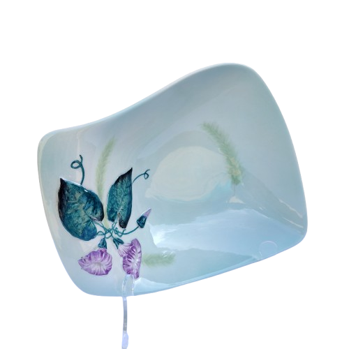 Carlton Ware Green Magnolia serving dish