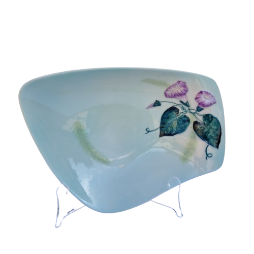 Carlton Ware Green Magnolia serving dish