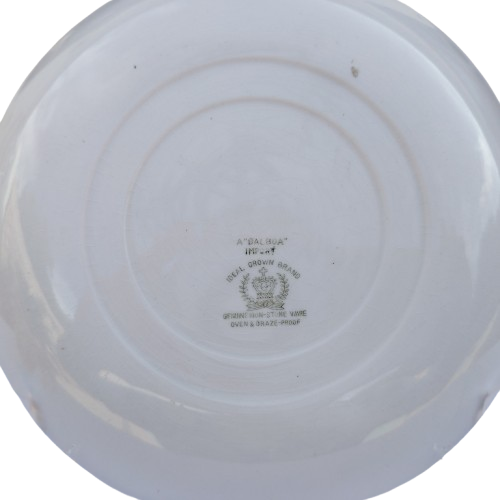 Ideal Ironstone Ware IDE Bros Import Japan Plate Vegetables