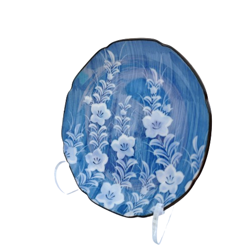 Japanese Juzan Gama Porcelain Blue and White plate