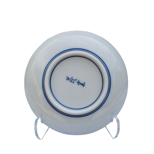 Japanese Juzan Gama Porcelain Blue and White plate