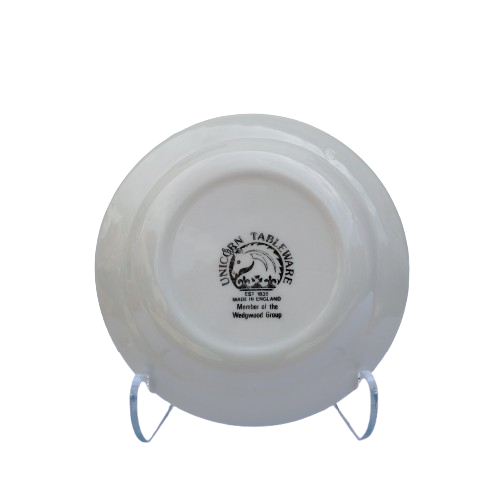Unicorn Wear Wedgwood Windsor Castle blue and white dish