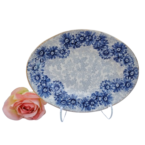 Antique Royal Worcester Vitreous Serving Platter Circa 1891