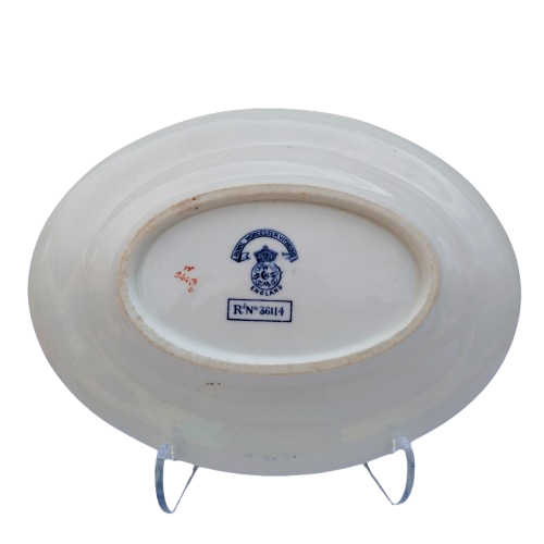 Antique Royal Worcester Vitreous Serving Platter Circa 1891