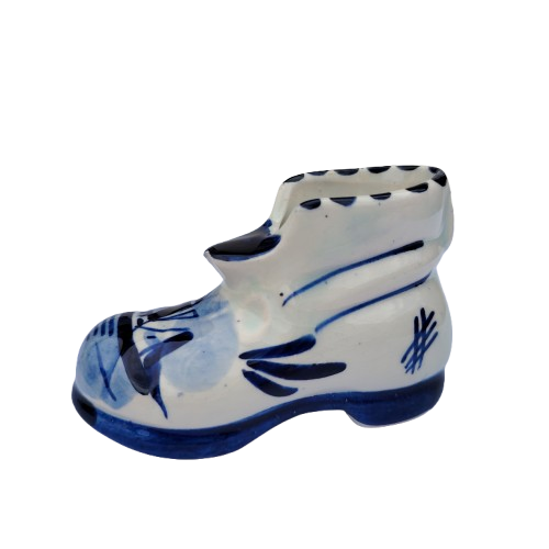 Dutch Delft Blue and White Boot