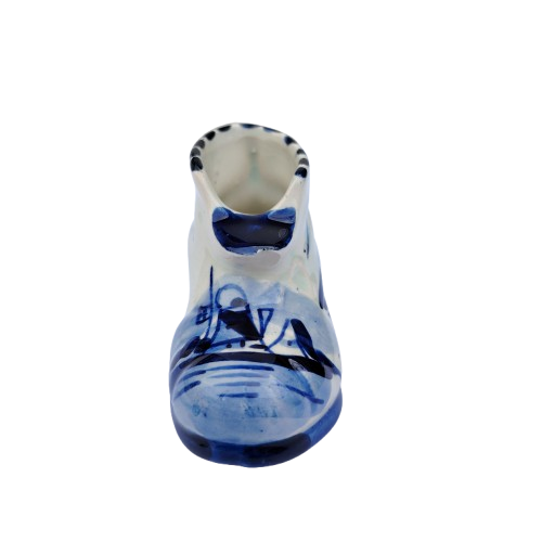 Dutch Delft Blue and White Boot