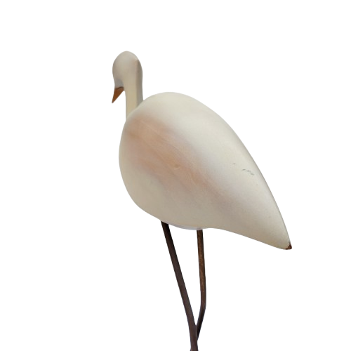 Feathers of Knysna carved and hand painted Female Egret Ltd Bird
