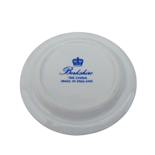 Berkshire Porcelain Trinket Dish featuring a sprig of rosemary