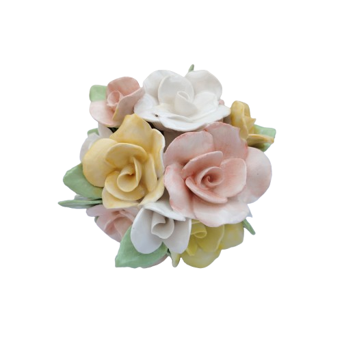 Floral Bone China Durban Floral Pot of Flowers