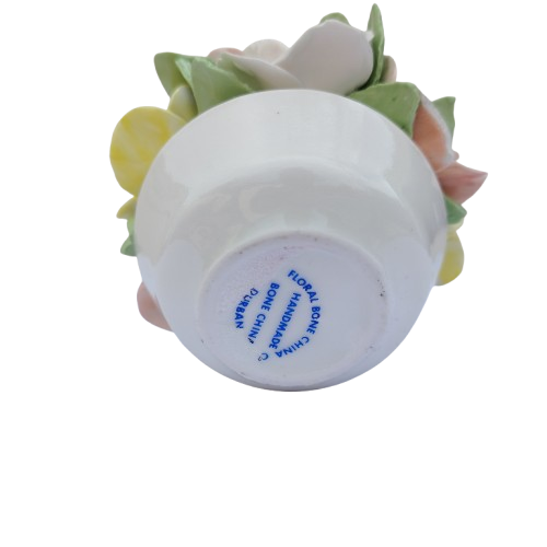 Floral Bone China Durban Floral Pot of Flowers
