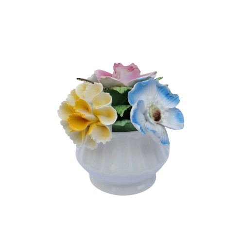 Royal Stratford Bone China Floral Pot of Flowers