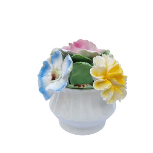 Royal Stratford Bone China Floral Pot of Flowers