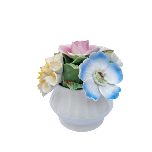 Royal Stratford Bone China Floral Pot of Flowers