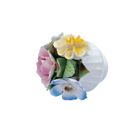 Royal Stratford Bone China Floral Pot of Flowers