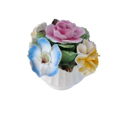Royal Stratford Bone China Floral Pot of Flowers