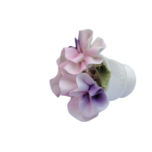 Crown Staffordshire Bone China Floral Pot of Flowers