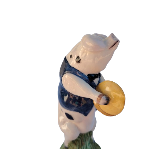 Beswick Pig Prom Andrew the Cymbal Player Figurine Model PP4