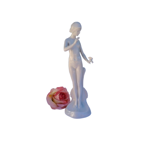 Dahl Jensen Porcelain Figurine  "Girl with Butterfly" (Model 1116)