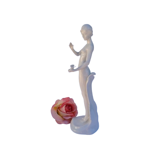 Dahl Jensen Porcelain Figurine  "Girl with Butterfly" (Model 1116)