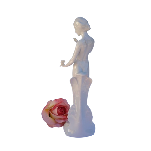 Dahl Jensen Porcelain Figurine  "Girl with Butterfly" (Model 1116)